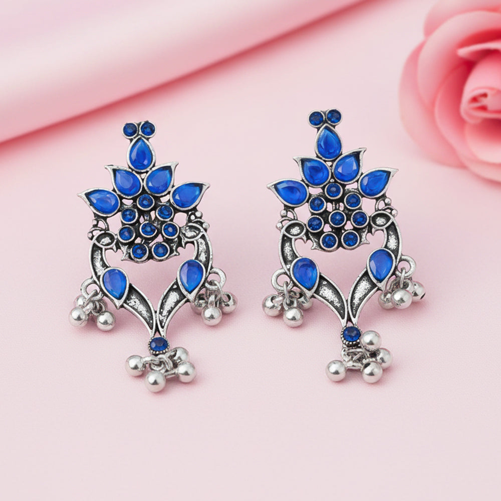 Tint and Twinkle  earrings (Blue)
