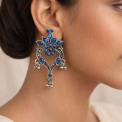 Peacock glow stone studded dangler & Tint and Twinkle Combo set