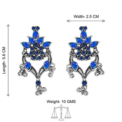 Tint and Twinkle  earrings (Blue)