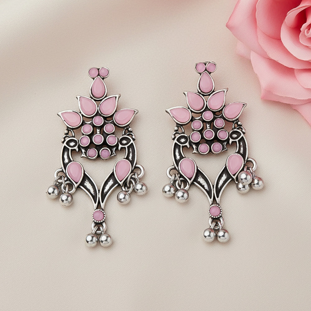 Tint and Twinkle  earrings (Baby Pink)
