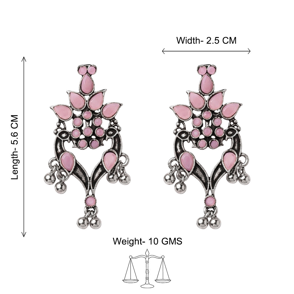 Tint and Twinkle  earrings (Baby Pink)
