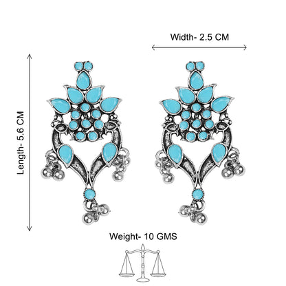 Tint and Twinkle  earrings (Sky Blue)