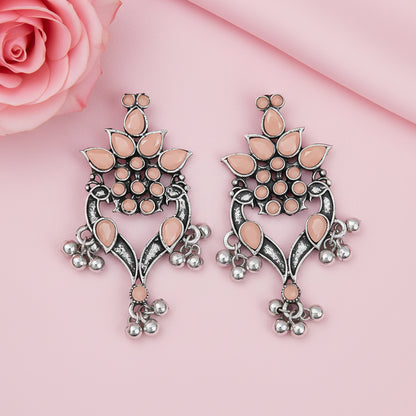 Tint and Twinkle  earrings (Light Orange)