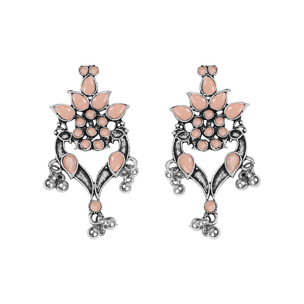 Tint and Twinkle  earrings (Light Orange)