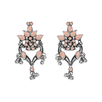 Tint and Twinkle  earrings (Light Orange)