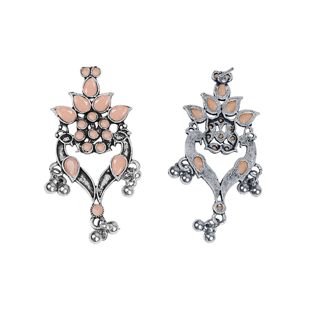 Tint and Twinkle  earrings (Light Orange)
