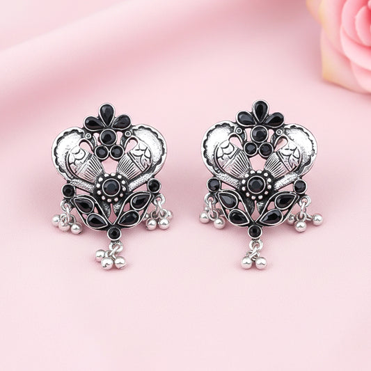 Bulbul Bling Party Studds earrings (Black)
