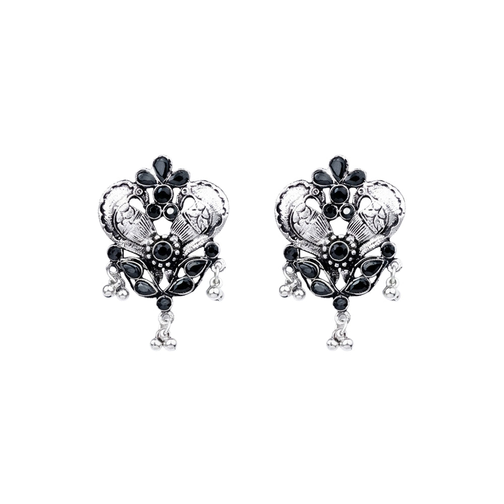 Bulbul Bling Party Studds earrings (Black)