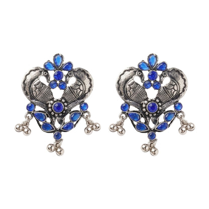 Bulbul Bling Party Studds earrings (Blue)