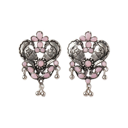 Bulbul Bling Party Studds earrings (Baby Pink)