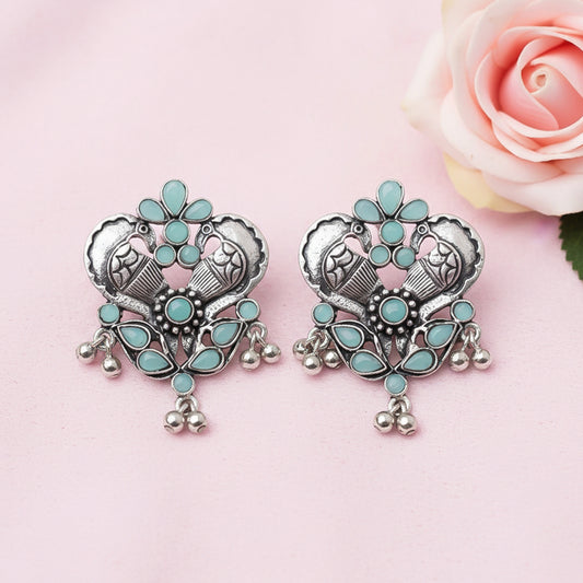Bulbul Bling Party Studds earrings (Mint)