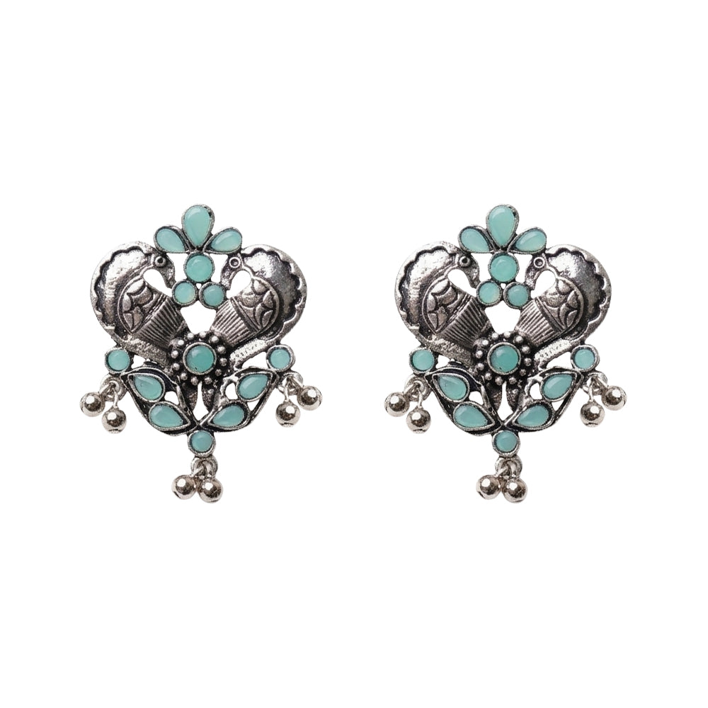 Bulbul Bling Party Studds earrings (Mint)