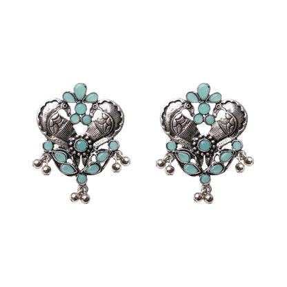 Bulbul Bling Party Studds earrings (Mint)