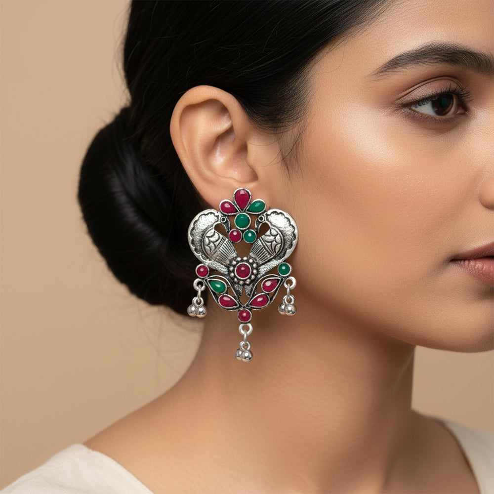 Bulbul Bling Party Studds earrings (Multicolored)