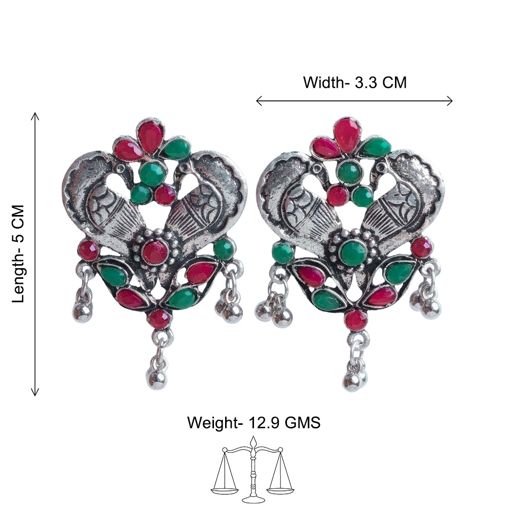 Bulbul Bling Party Studds earrings (Multicolored)