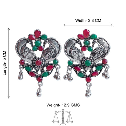 Bulbul Bling Party Studds earrings (Multicolored)