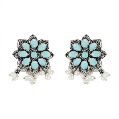 Jugni vibrant stud earrings (Mint)