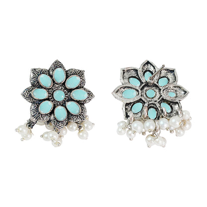 Jugni vibrant stud earrings (Mint)