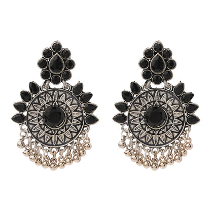Timeless Royal dangler earring (Black)