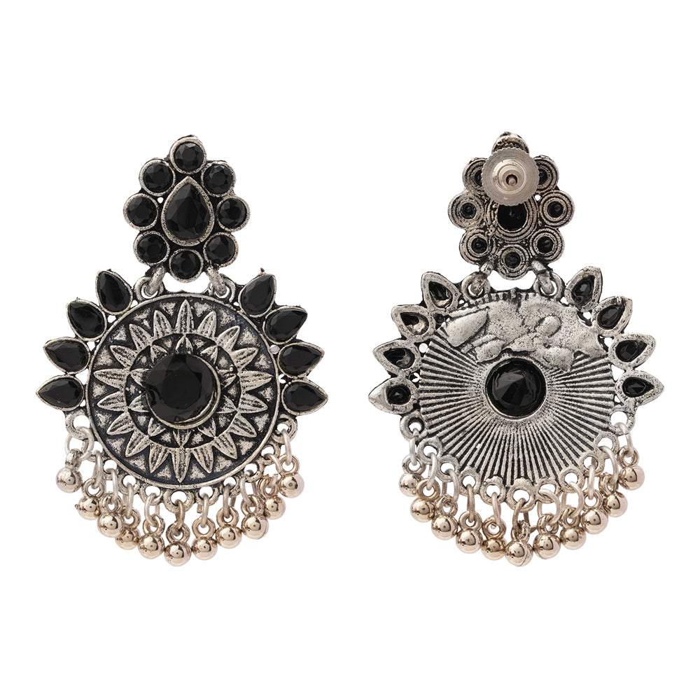 Timeless Royal dangler earring (Black)