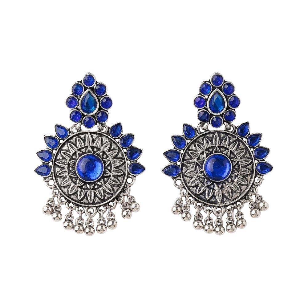 Timeless Royal dangler earring (Blue)