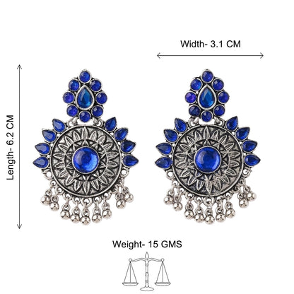 Timeless Royal dangler earring (Blue)