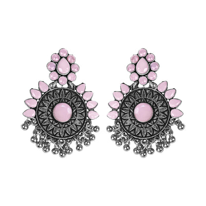 Timeless Royal dangler earring (Baby Pink)