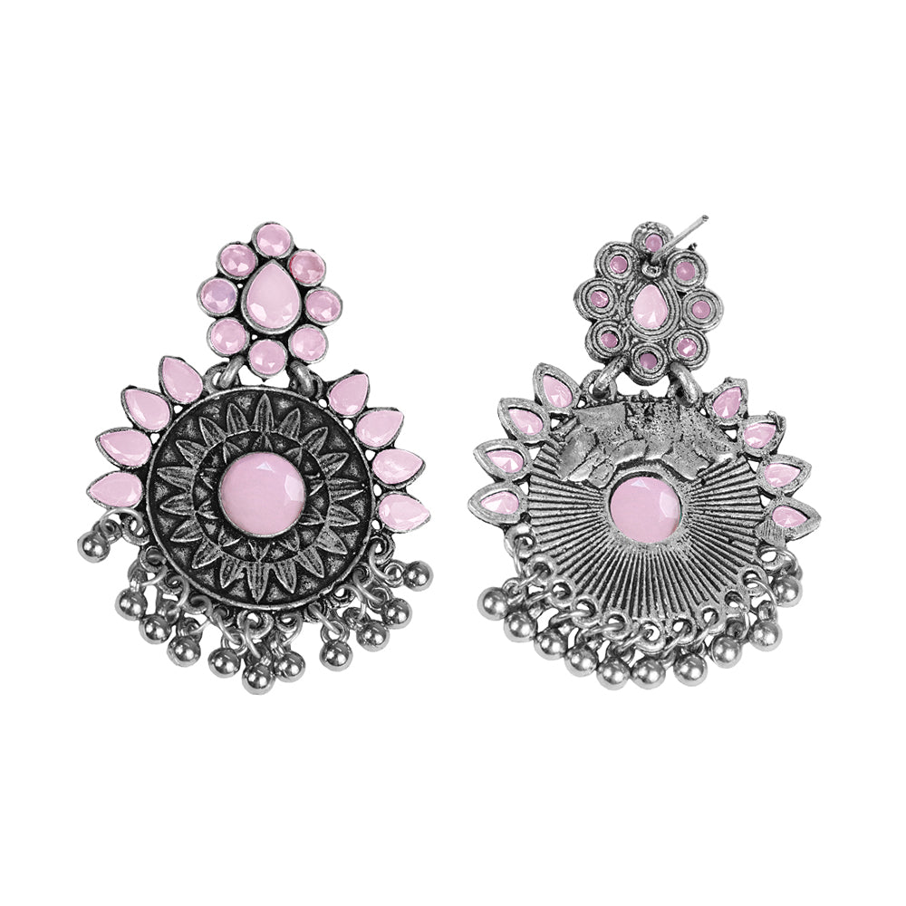 Timeless Royal dangler earring (Baby Pink)