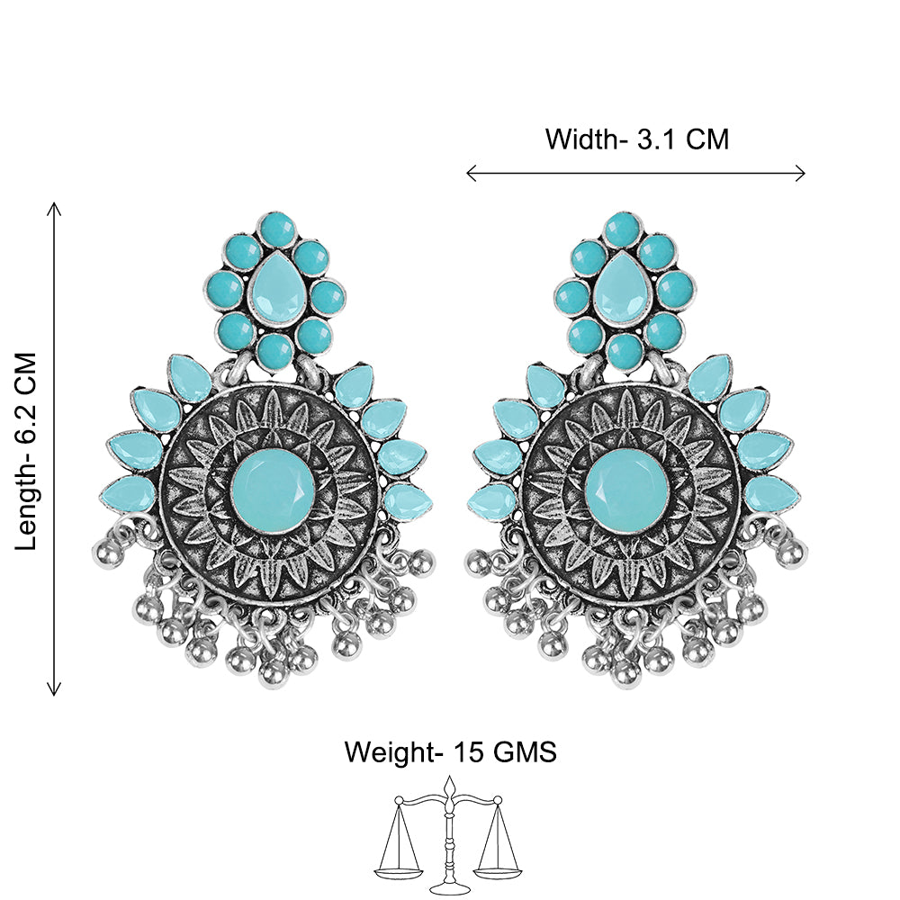 Timeless Royal dangler earring (Mint)