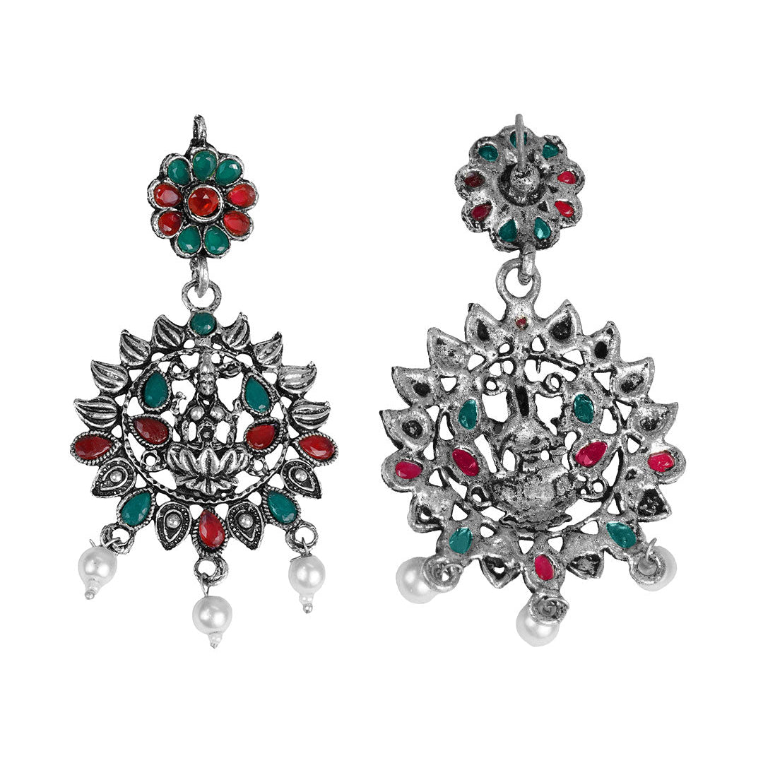 Dhan Laxmi dangler earring (Multicolored)