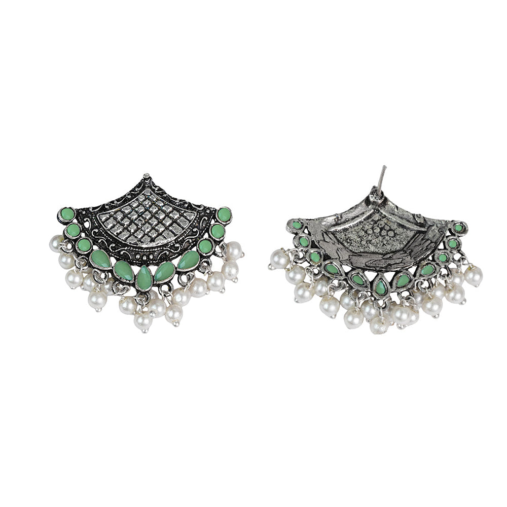 Royal Potli stud earrings (Pista)