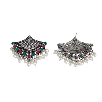 Royal Potli stud earrings (Multicolored)