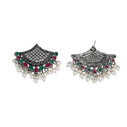Royal Potli stud earrings (Multicolored)