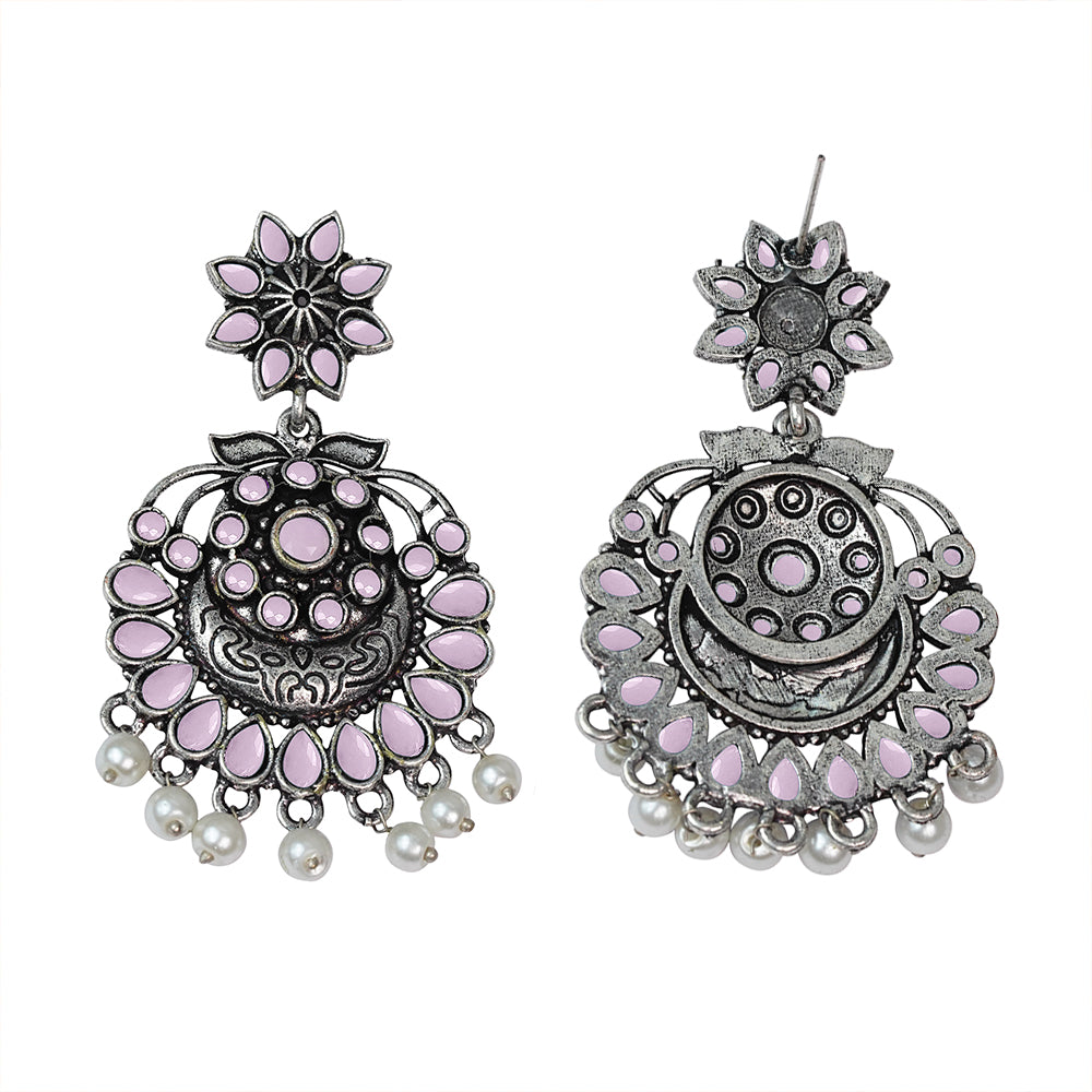 Little Petal dangler earrings (Baby Pink)