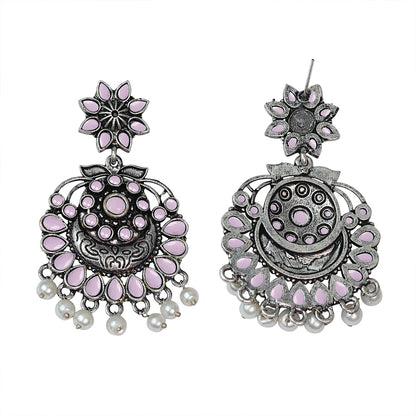 Little Petal dangler earrings (Baby Pink)