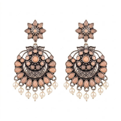 Little Petal dangler earrings (Light Orange)