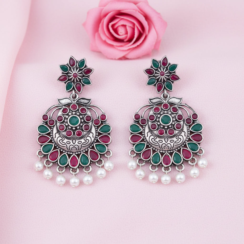 Little Petal dangler earrings (Multicolored)