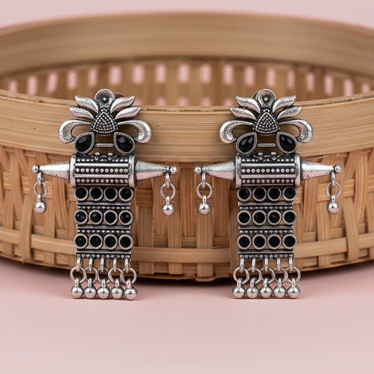 Bindaas Boho dangler earrings (Black)