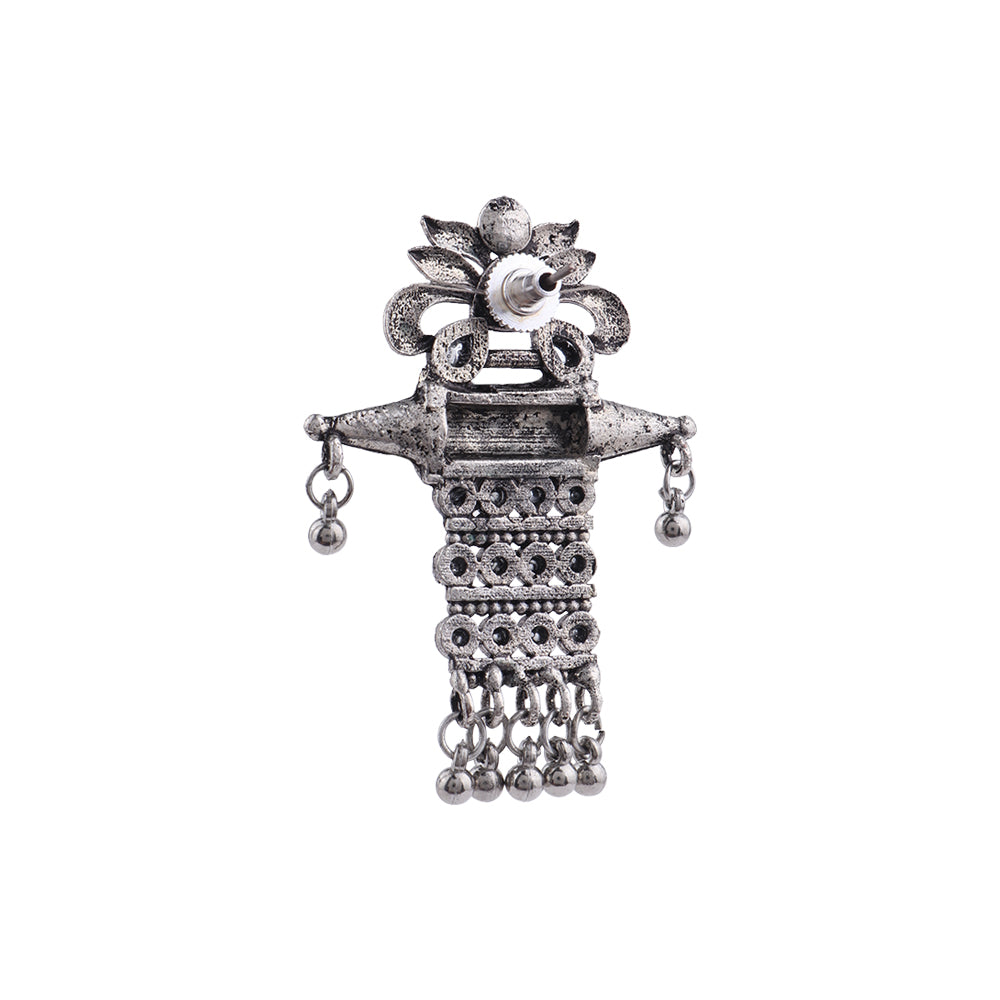 Bindaas Boho dangler earrings (White)