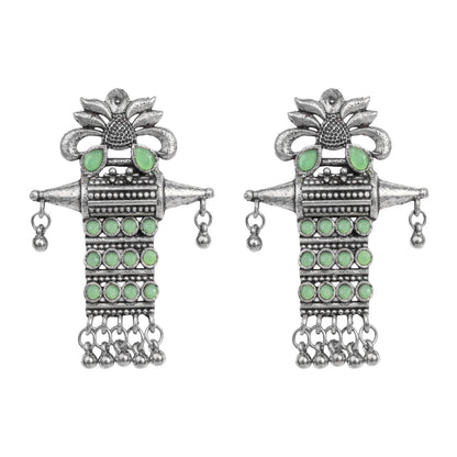 Bindaas Boho dangler earrings (Pista)