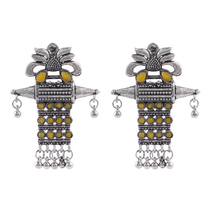 Bindaas Boho dangler earrings (Yellow)