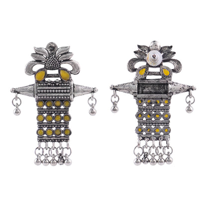 Bindaas Boho dangler earrings (Yellow)