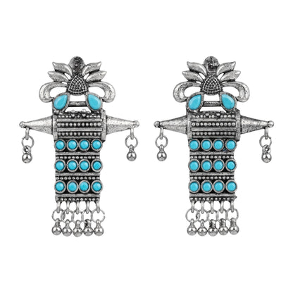 Bindaas Boho dangler earrings (Sky Blue)