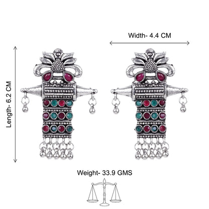 Bindaas Boho dangler earrings (Multicolored)