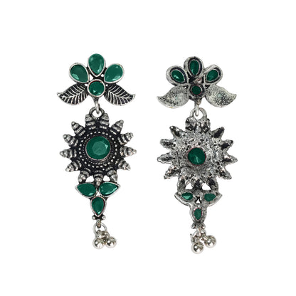 FloraSun dangler earrings (Green)