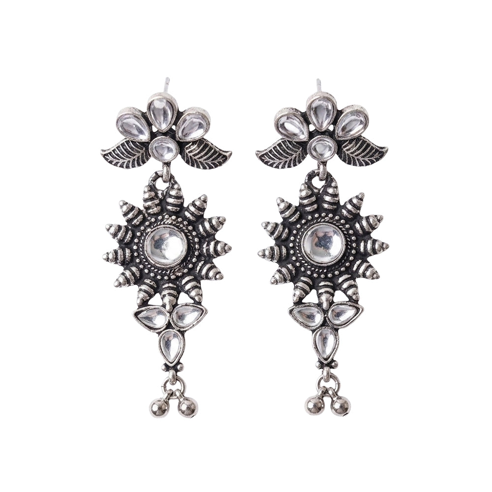 FloraSun dangler earrings (White)