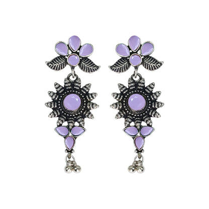 FloraSun dangler earrings (Baby Pink)