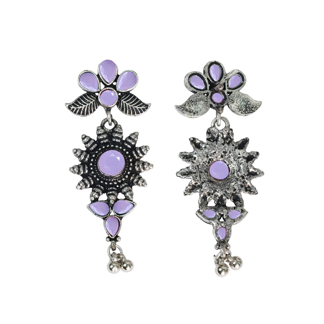 FloraSun dangler earrings (Baby Pink)