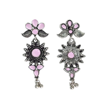 FloraSun dangler earrings (Baby Pink)