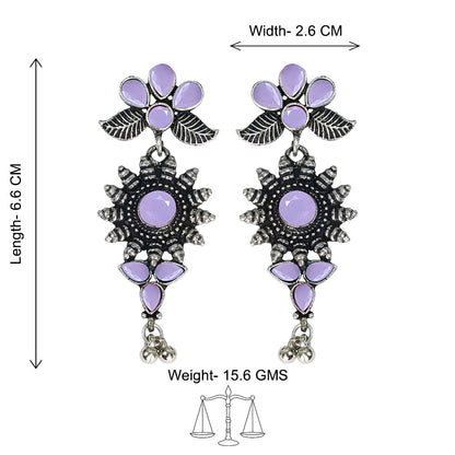 FloraSun dangler earrings (Baby Pink)